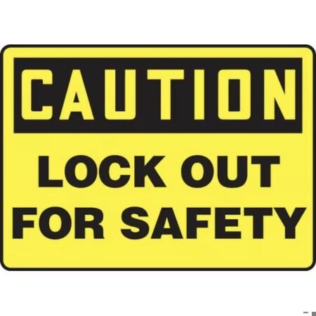 Accuform OSHA CAUTION LOCKOUTTAGOUT SIGN FRMLKT615VP FRMLKT615VP